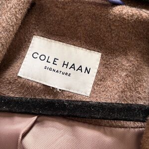 Cole Haan Signature Tan Wool Coat